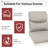 Forbell Outdoor Deep Seating Cushion Set For Patio Sofas/Chairs-76927168-76135246
