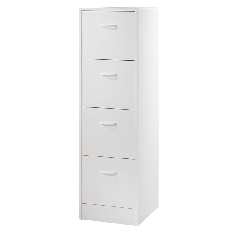 Caulkins 41.4cm Wide 4 -Drawer File Cabinet, White