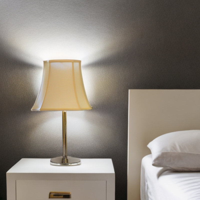 Premium Oblong Shantung Lampshade, Egg, 14" H x 19" W x 15" D