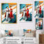 Midcentry Woman Insta Pose - Art mural mode-1478422620-1478422615