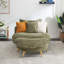 Chaise en velours côtelé avec repose-pieds-914788436