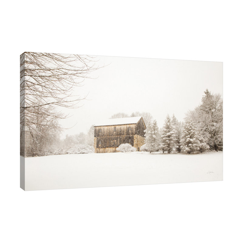 «First Snow», toile tendue par Aledanda, H 32 po x l 48 po x P 1,5 po