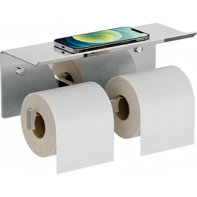Double Tissue Roll Holder For Bathroom