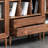 High quality walnut bookcase