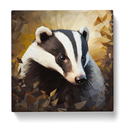 Badger Cubism No.3 - Print