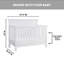 Lit de bébé convertible 4 en 1 Everlee-91884836