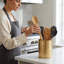 Hand Hammered Metal Kitchen Utensil Holder-115821749