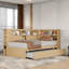 Lit de jour simple en bois-2137973426