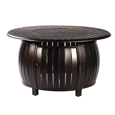 Table foyer au propane en aluminium Ceinture