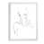Cadre de toile blanc