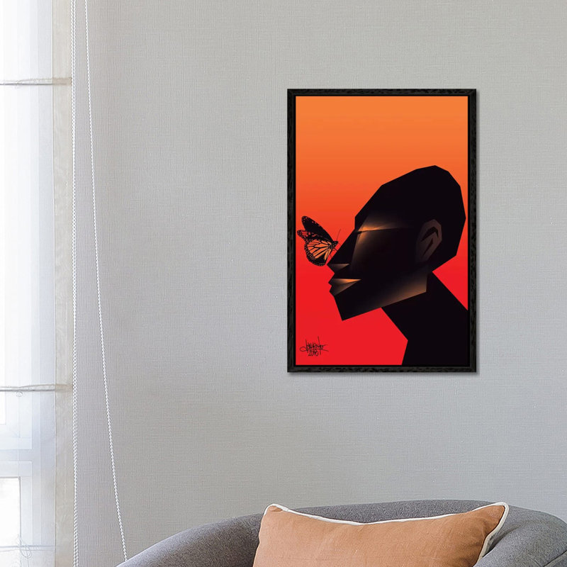 Dry I by VCalvento - Print on Canvas, 66.04 cm H x 45.72 cm W, Black Framed