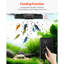Pompe d'aquarium réglable à flux croisé avec contrôleur 25W 1428 GPH Aquarium