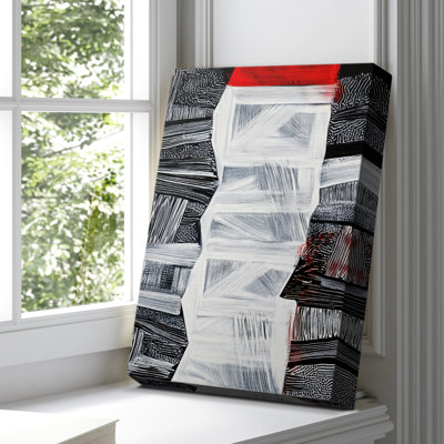 Toile tendue avec châssis abstrait CDXLVI
