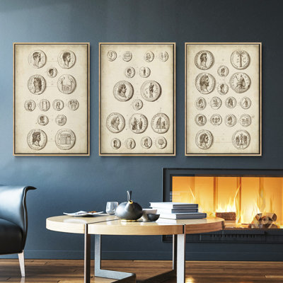 " Antique Roman Coins I " 3 - Pieces