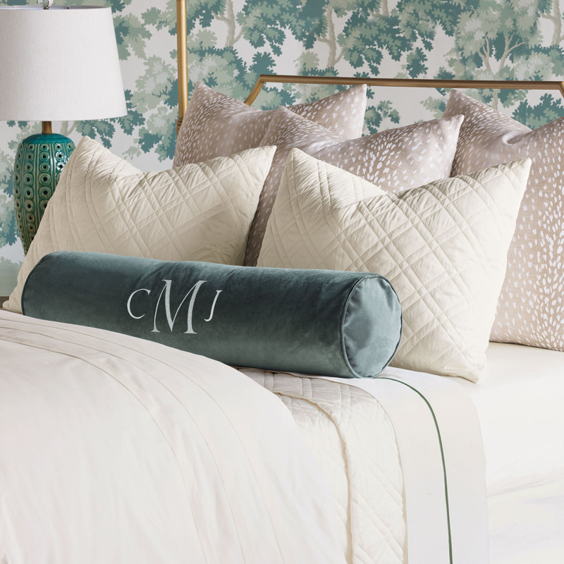 Inès Linen Square Pillow Cover & Insert