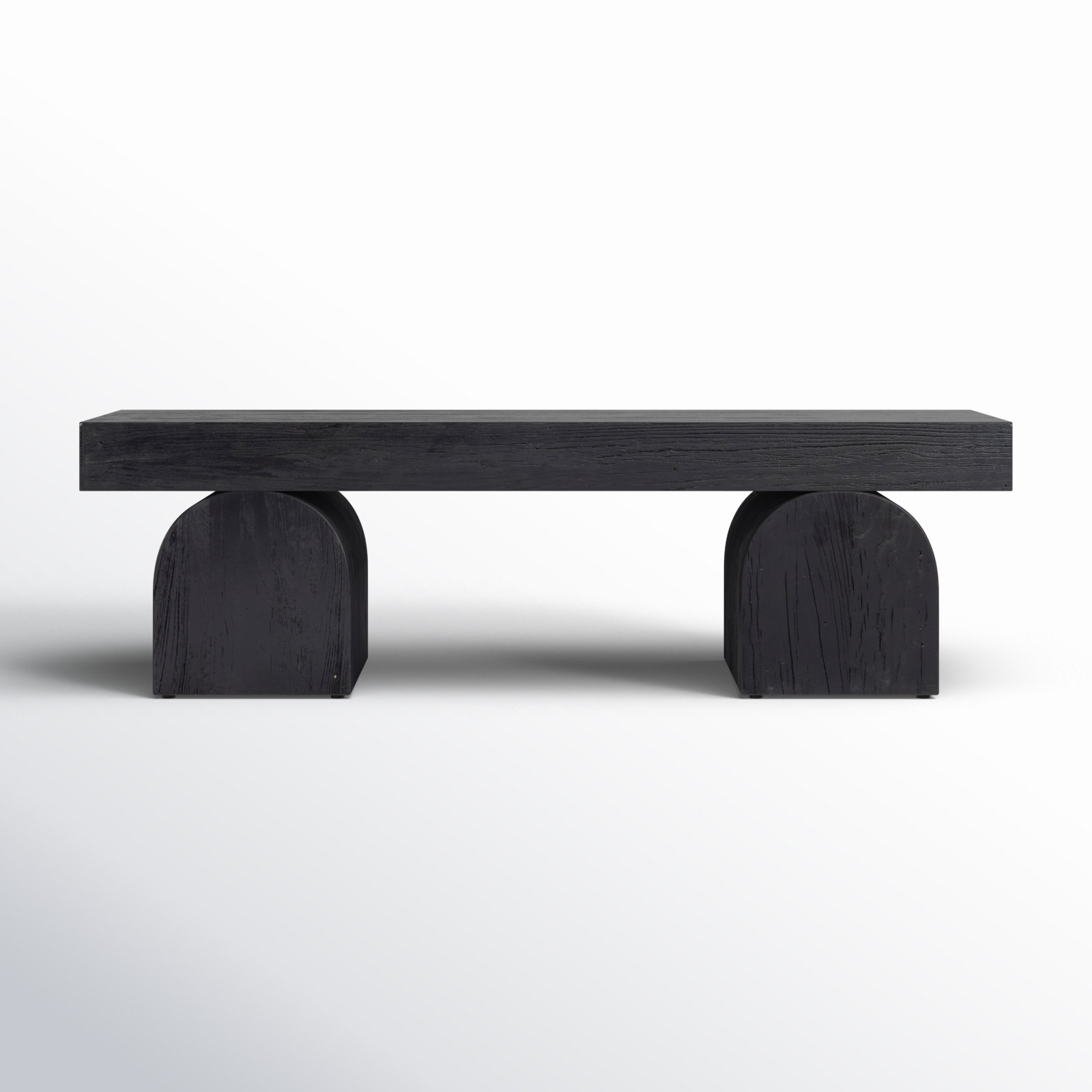 Francois 60" Entryway Bench, Black Elm