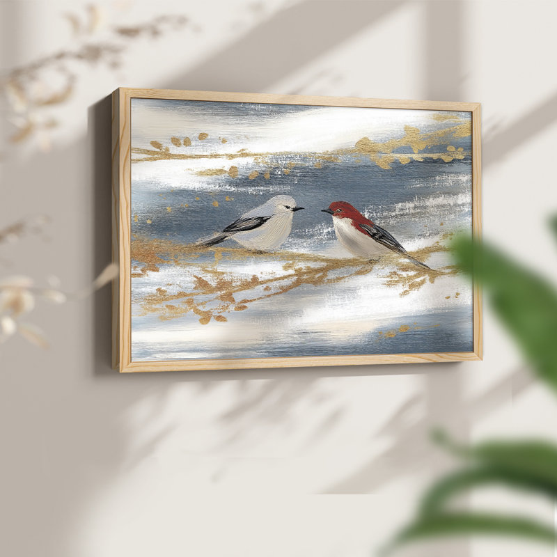 Chirstmas Art-CCLXV -Framed Print - Restickable, H 8 po x l 10 po, Naturel