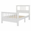Lit plateforme en bois avec tête et pied de lit-1322510370