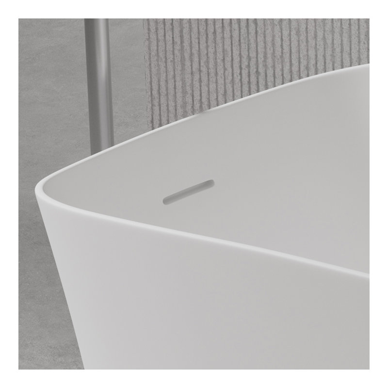 solid surface soaking bathtub