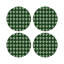 Xmas Ornament Vegan Leather Round Pebble Placemat-868402312