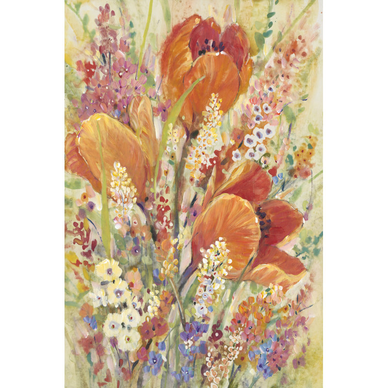 Printemps Bloom II, H 36 po x l 24 po x P 1,25 po