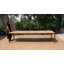 Ensemble de salle à manger rectangulaire extensible 13 pièces Carliegh | 100% bois de teck certifié FSC | Ensemble de meubles idéal pour l'extérieur-99526017