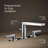 Composed Widespread Bathroom Faucet with Drain Assembly-22019792