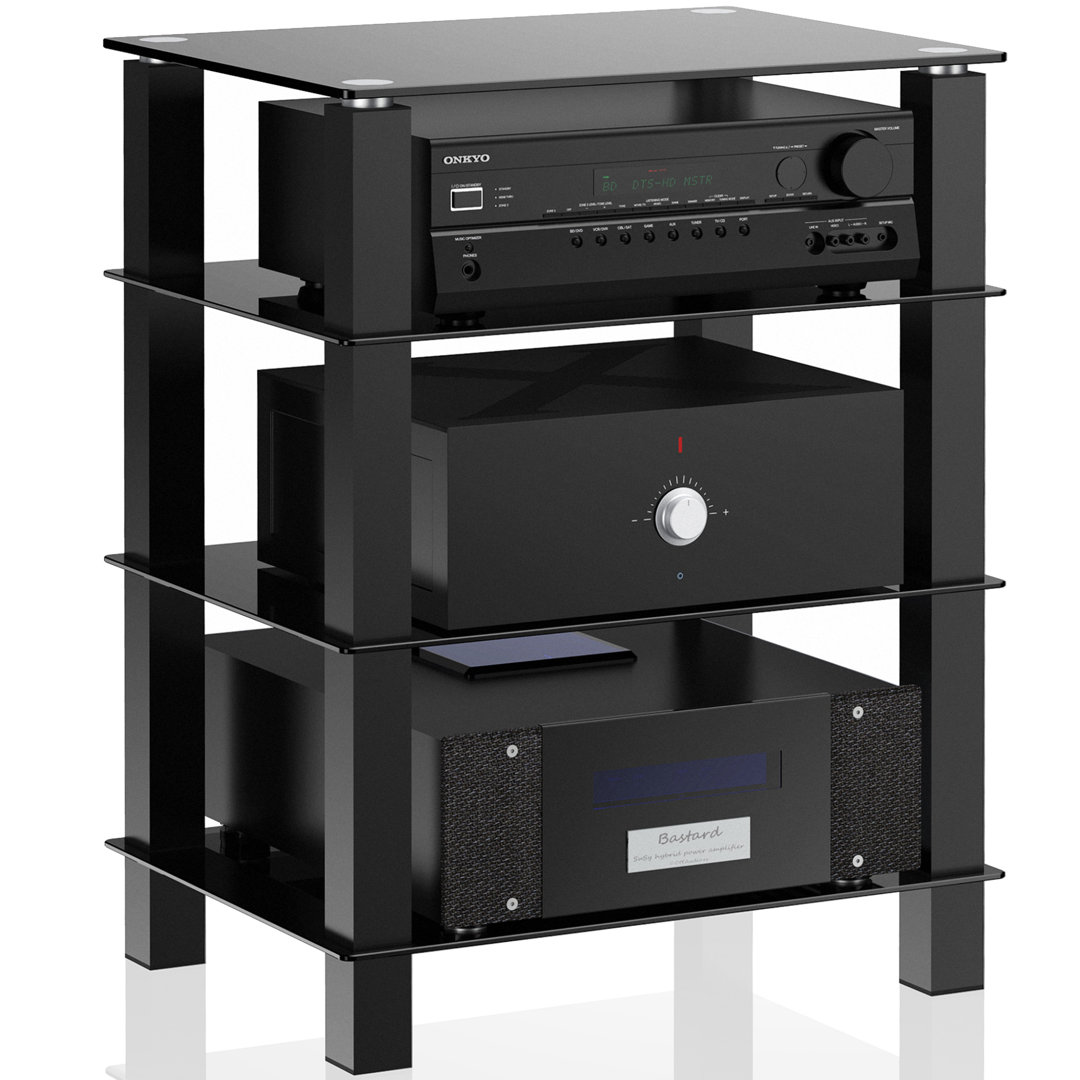 Yaro Audio Rack Ebern Designs