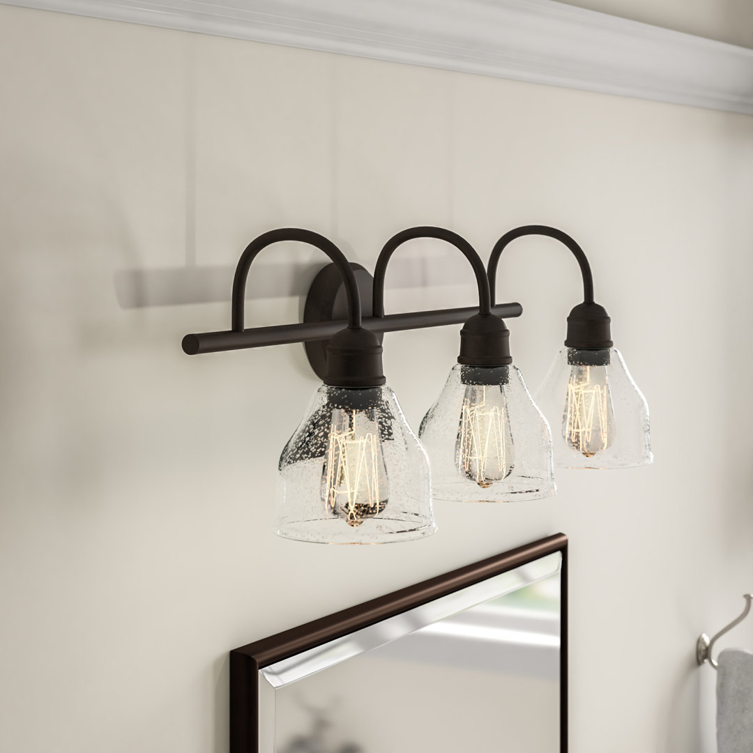 Antioch 3 - Light Dimmable Vanity Light Three Posts™ 