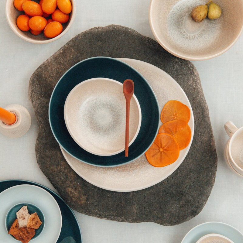 Junto Handmade Stoneware Bread And Butter Plate, Dune