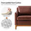Fauteuil en cuir véritable Florita-120199216