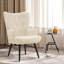 Fauteuil rembourré en fausse fourrure-1642524153
