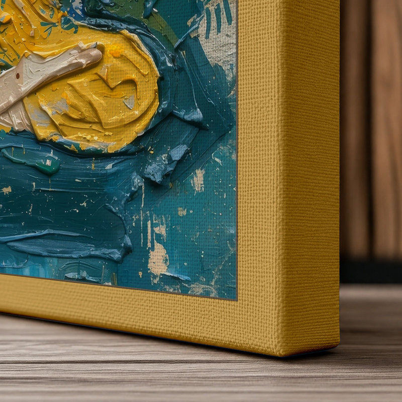 Print, 24x16 - 61.0 x 40.6 cm, Ochre Border
