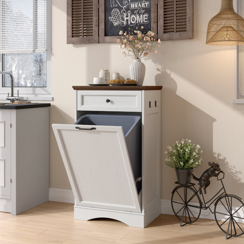 Armoire à poubelle inclinable 10 gallons