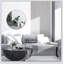 Miroir rond en métal