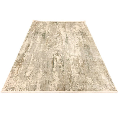 Tapis turc doré et gris 7 x 7 x 7