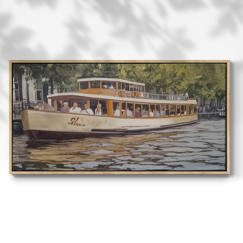 Série nautique-Lxxix- Toile tendue avec châssis tendue - Prêt à accrocher