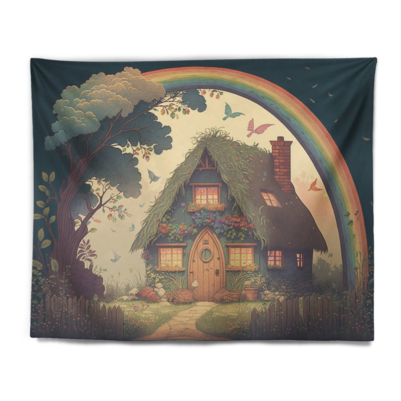 - Tapisserie murale chalet Lake House, H 50 po x l 60 po