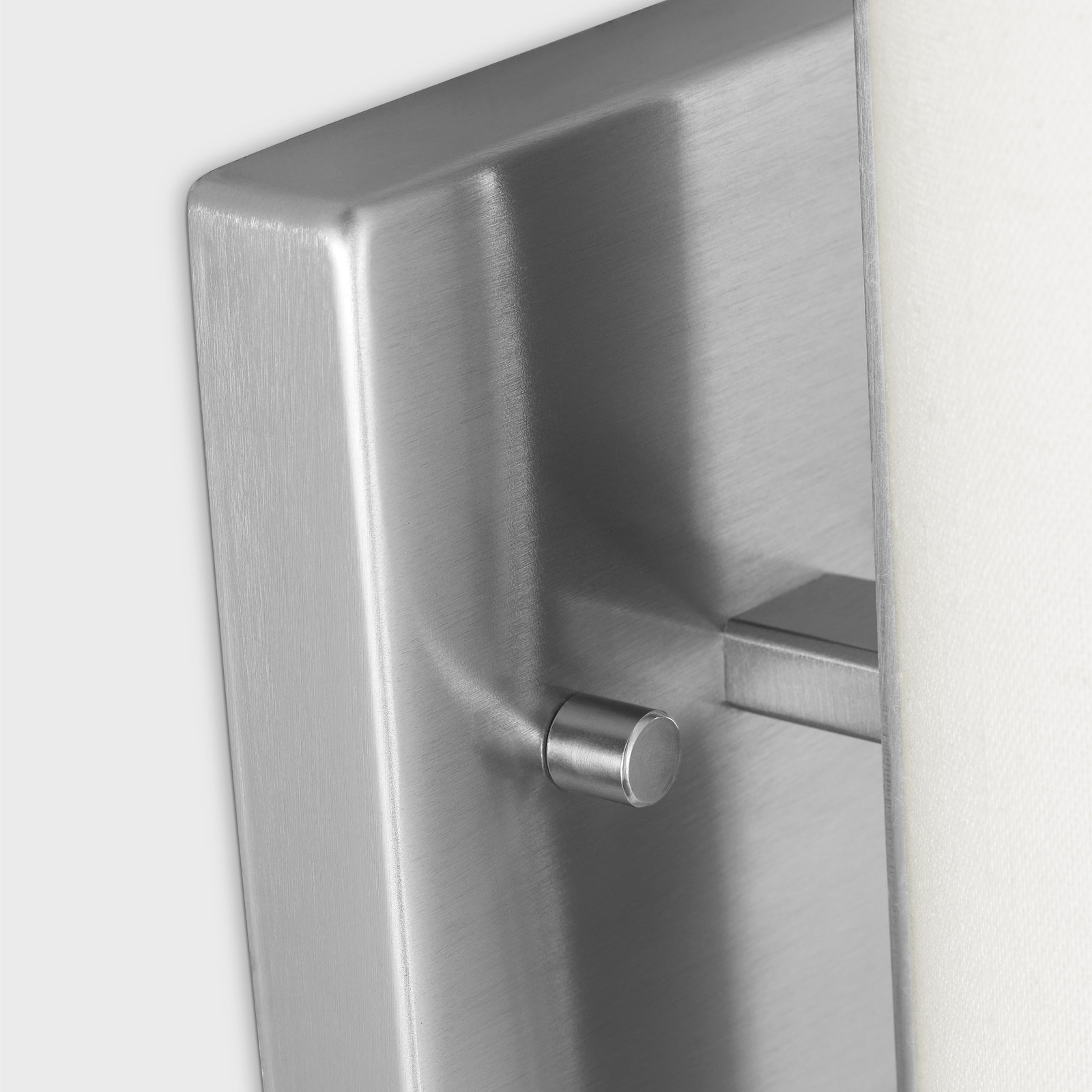 Capalino 2-Light Bath Sconce, Brushed Steel
