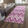 Sanyla Hand Tufted Wool Chevron Rug