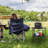 Wakeman Outdoors Camping Table - Folding Table with Cupholders and Carry Bag for Picnic, Tailgate, Beach, or Camp - Camping Gear