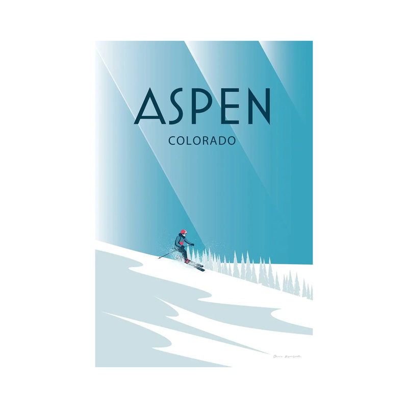Aspen By Omar Escalante - Wrapped Canvas Graphic Art by Omar Escalante - Wrapped Canvas Print, 152.5 cm H x 101.5 cm W