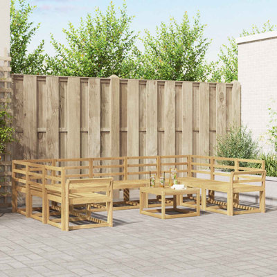  Outdoor Sofa Set 10 pcs