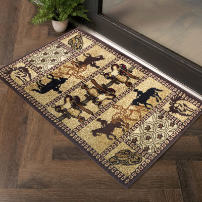 Tapis beige - Tribes Gcyls4009. 5 pi 3 po x 7 pi 3 po Polypropylène pour une utilisation intense. Teinture. Et pour animaux. Fabriqué en Turquie. Envers en jute. Épaisseur de 0,38 po. Espaces très fréquentés. Passer l'aspirateur régulièrement. Tampon
