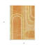 Tapis extérieur lavable antidérapant 3 pi x 5 pi Terra Cotta