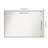 Hera Chrome Bathroom Vanity Non-Beveled Wall Mirror-430057285