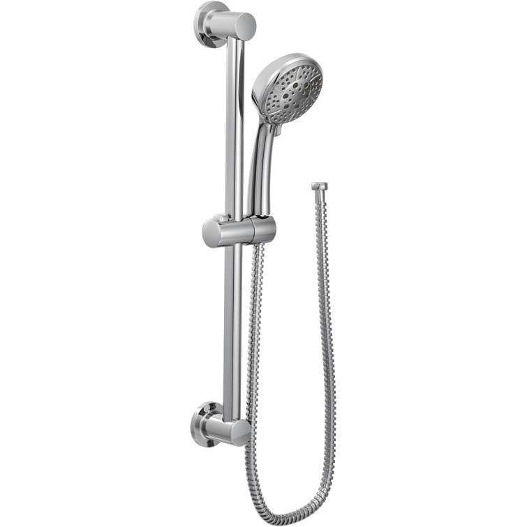 Moen Eco-Performance Handheld Showerhead With 4-Spray Patterns, Adjustable Slide Bar, And 69-Inch Hose, Watersense Compliant