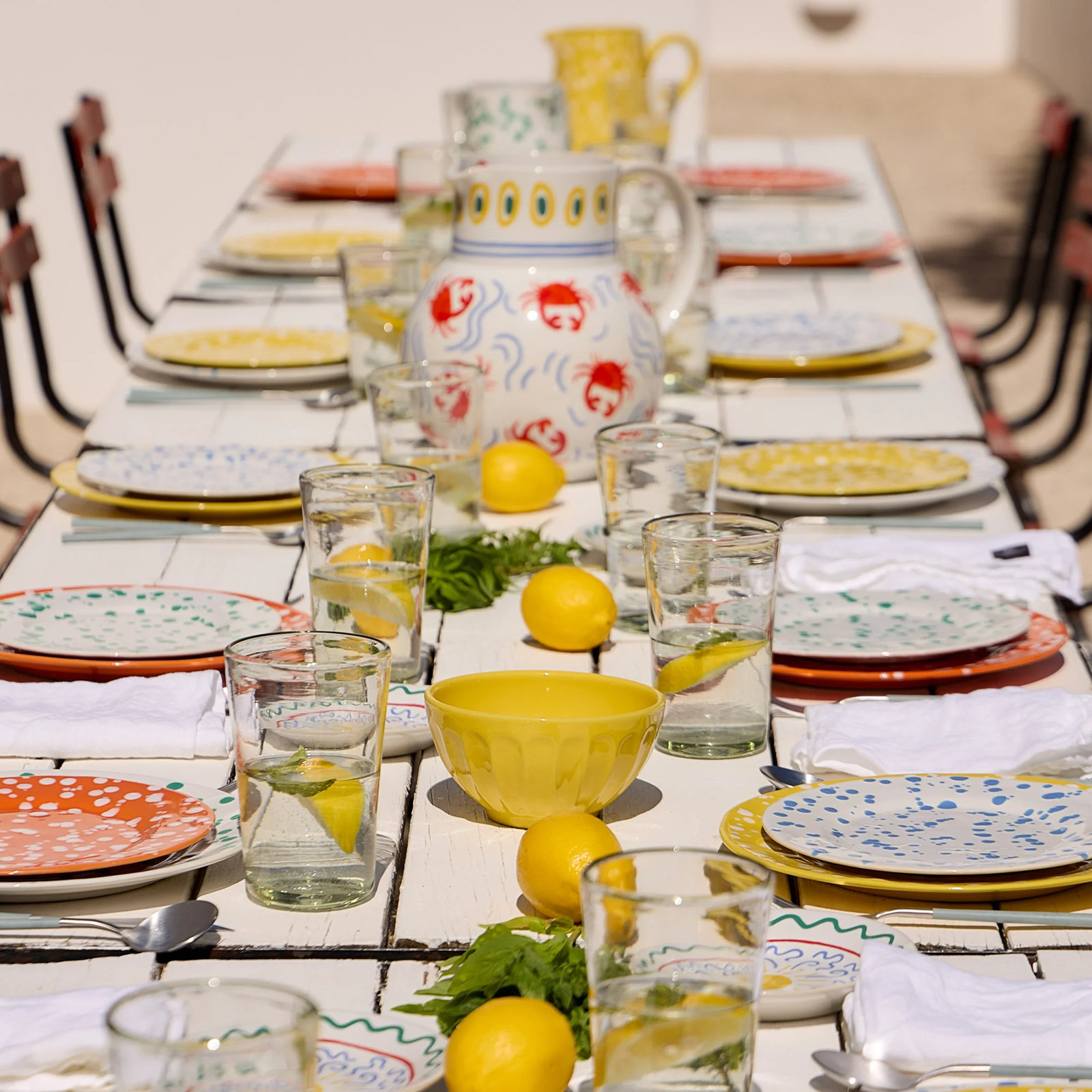 Rafaela Dinner Plates, Chamomile