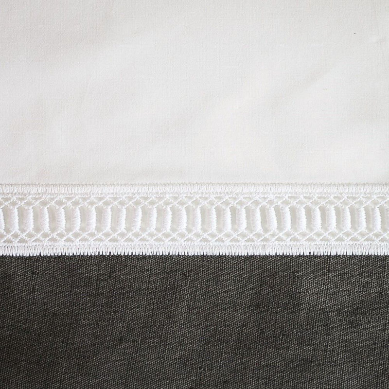 Linea 6-pc Napkin Set, White/Gray, 22" x 22"