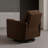 Microfiber Manual Swivel With Recliner Function-621100796